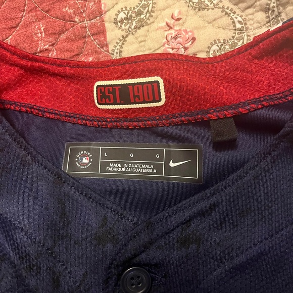 Large Cleveland Gaurdians Nike City Connect Jersey - Picture 3 of 3